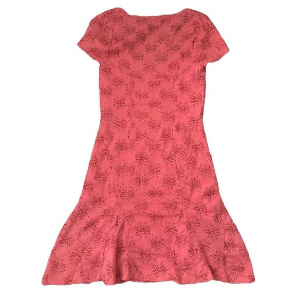 ⭐️FREE PEOPLE - CORAL PINK EYELET LACE MINI DRESS⭐️ - Picture 3 of 5